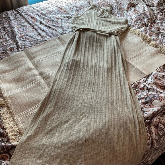 Amadi Anthropologie Knit Cream Midi Dress - Picture 8 of 9